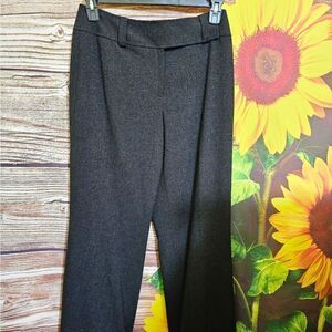 Grace Dane Lewis pants  women's 10 charcoal 12% wool cuffed pre-owned